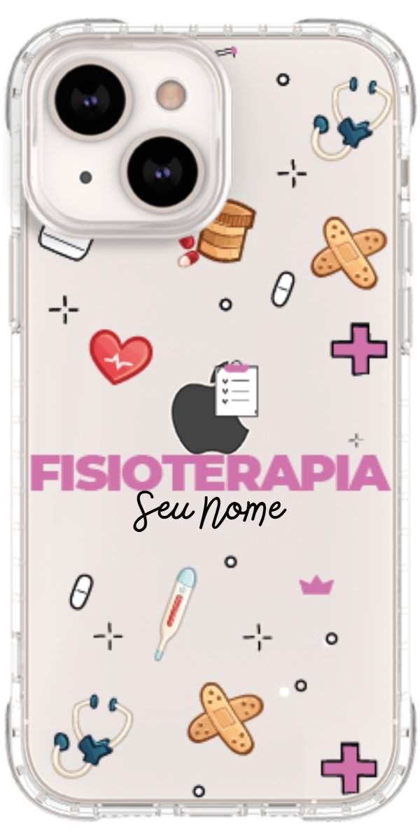 Capinha para celular Fisioterapia - Profissão Com Nome