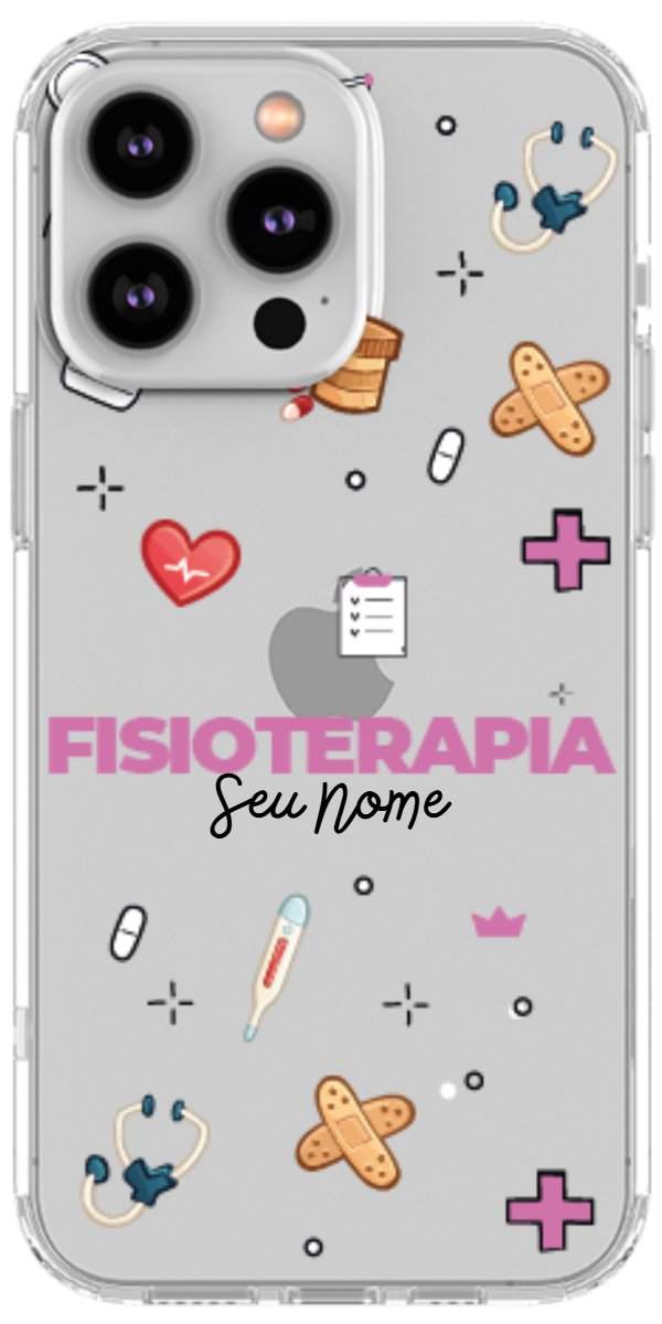 Capinha para celular Fisioterapia - Profissão Com Nome