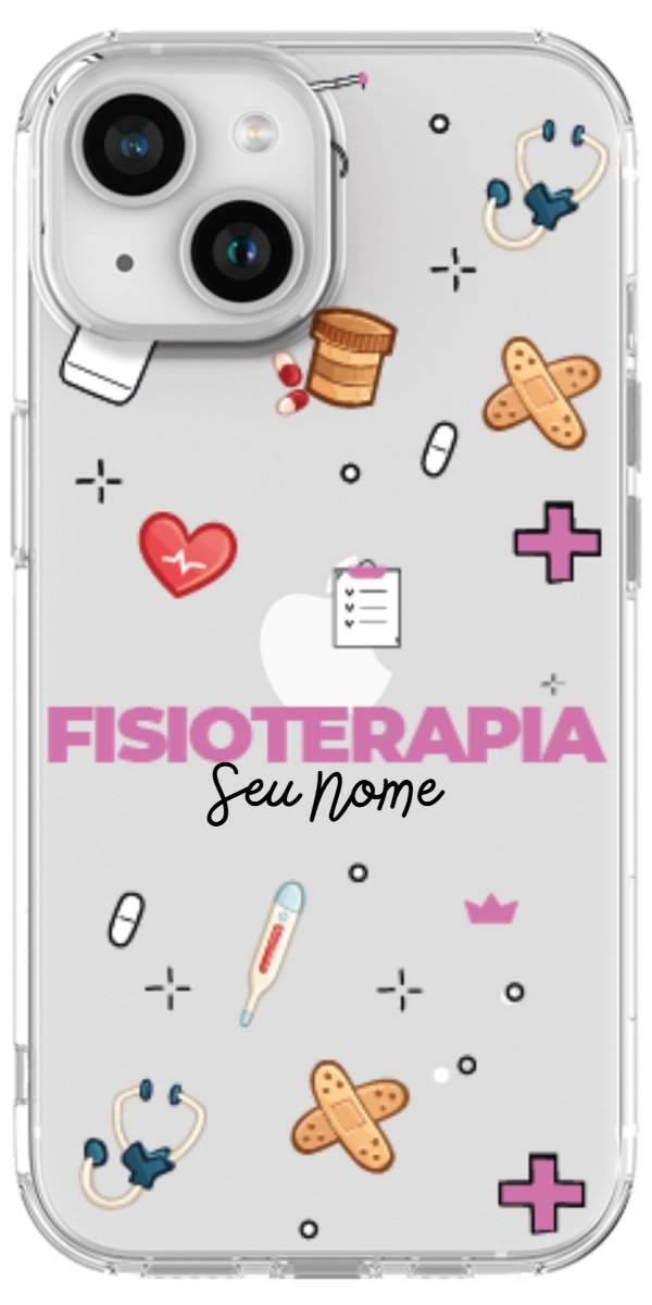 Capinha para celular Fisioterapia - Profissão Com Nome