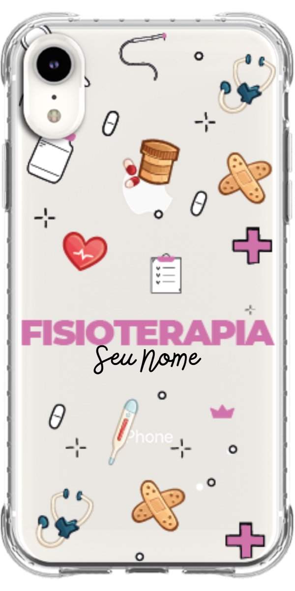 Capinha para celular Fisioterapia - Profissão Com Nome