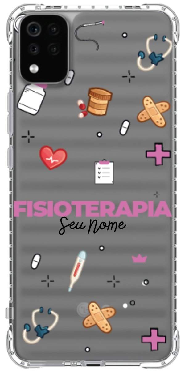Capinha para celular Fisioterapia - Profissão Com Nome