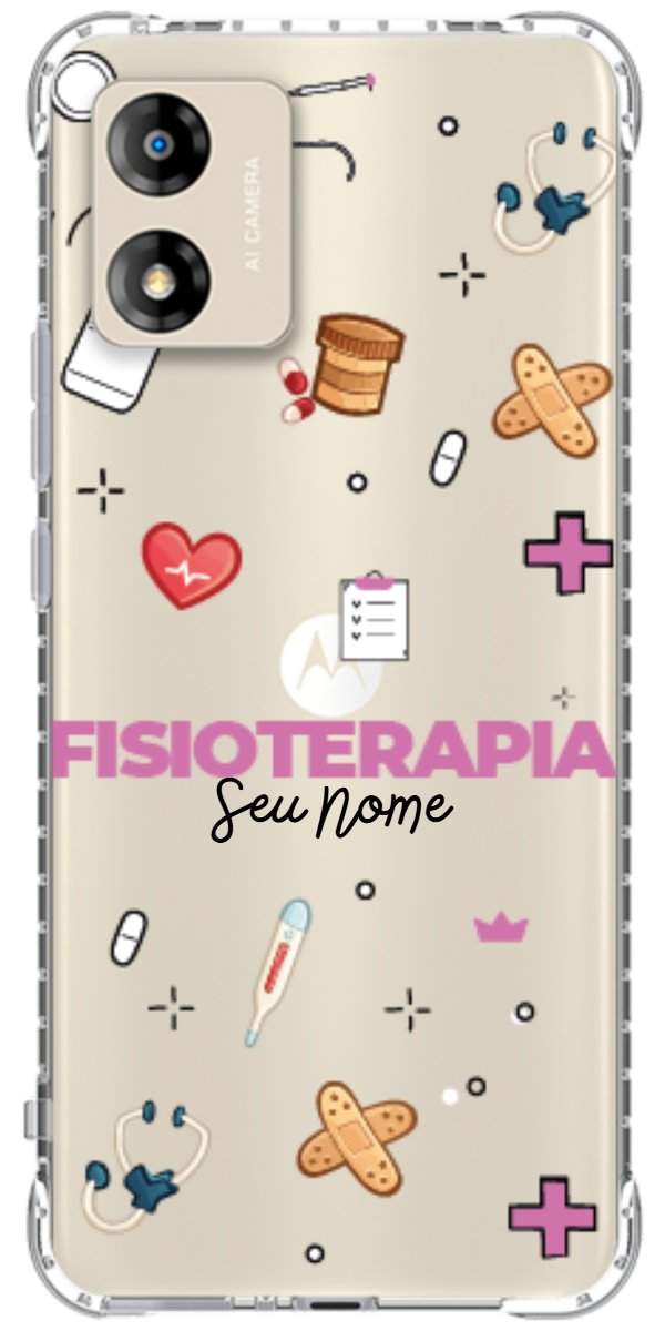 Capinha para celular Fisioterapia - Profissão Com Nome