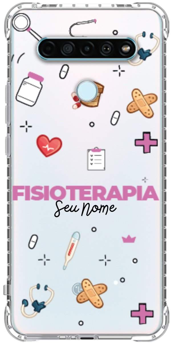 Capinha para celular Fisioterapia - Profissão Com Nome