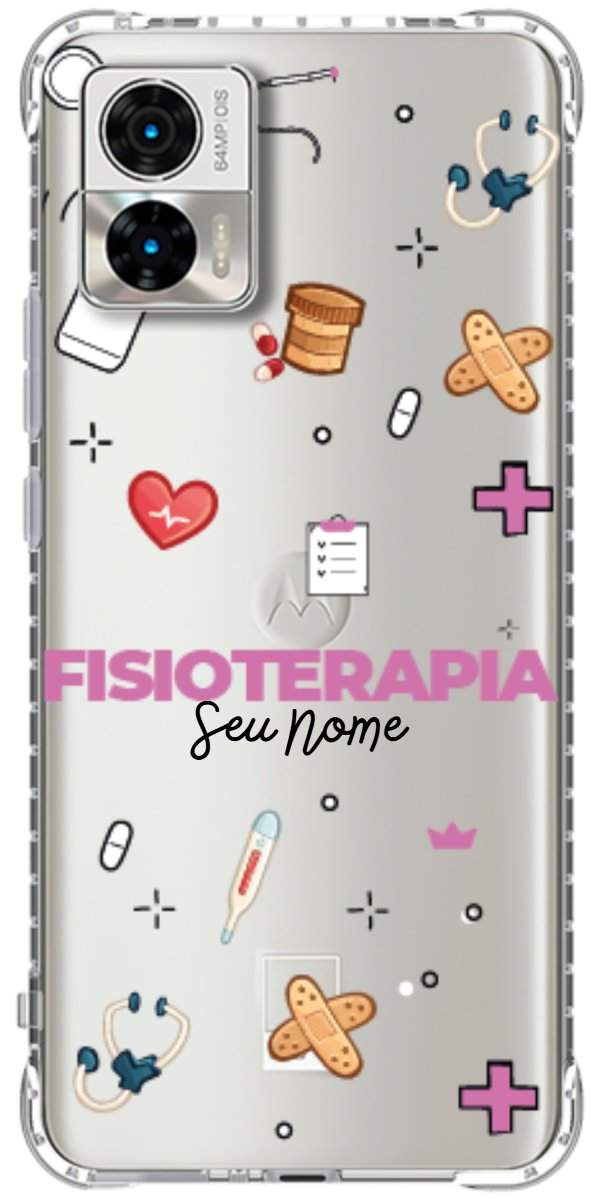 Capinha para celular Fisioterapia - Profissão Com Nome