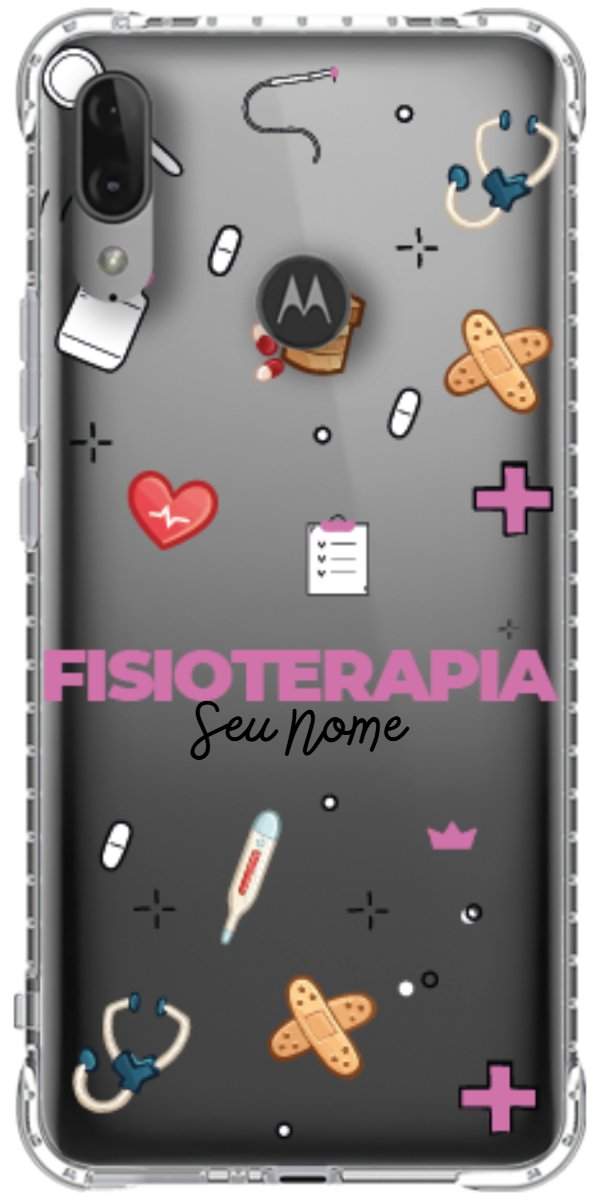 Capinha para celular Fisioterapia - Profissão Com Nome
