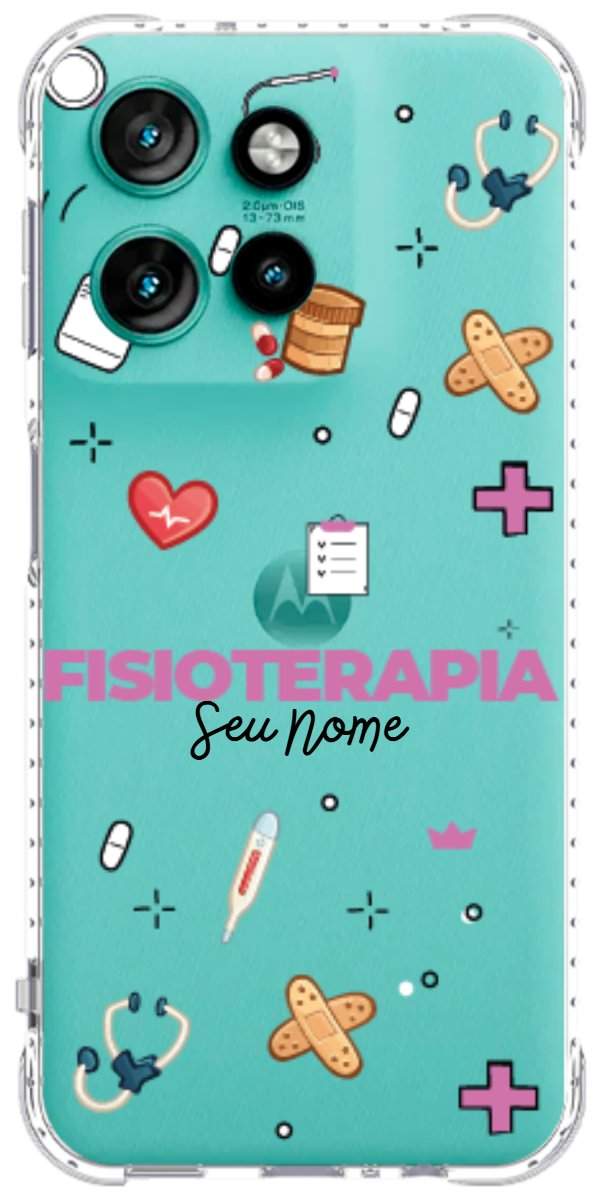 Capinha para celular Fisioterapia - Profissão Com Nome