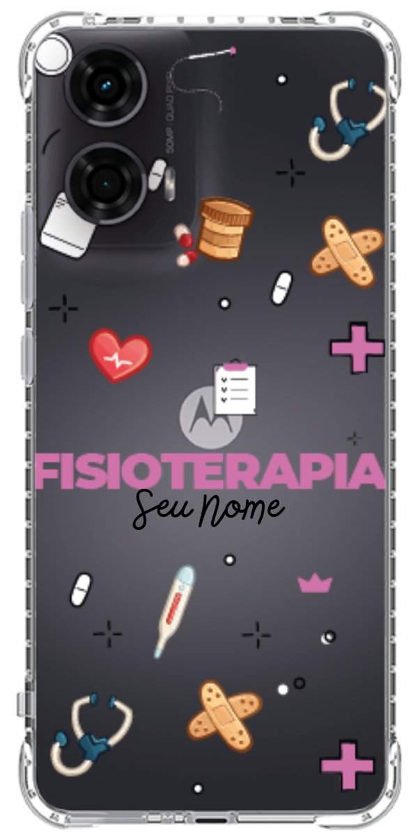 Capinha para celular Fisioterapia - Profissão Com Nome