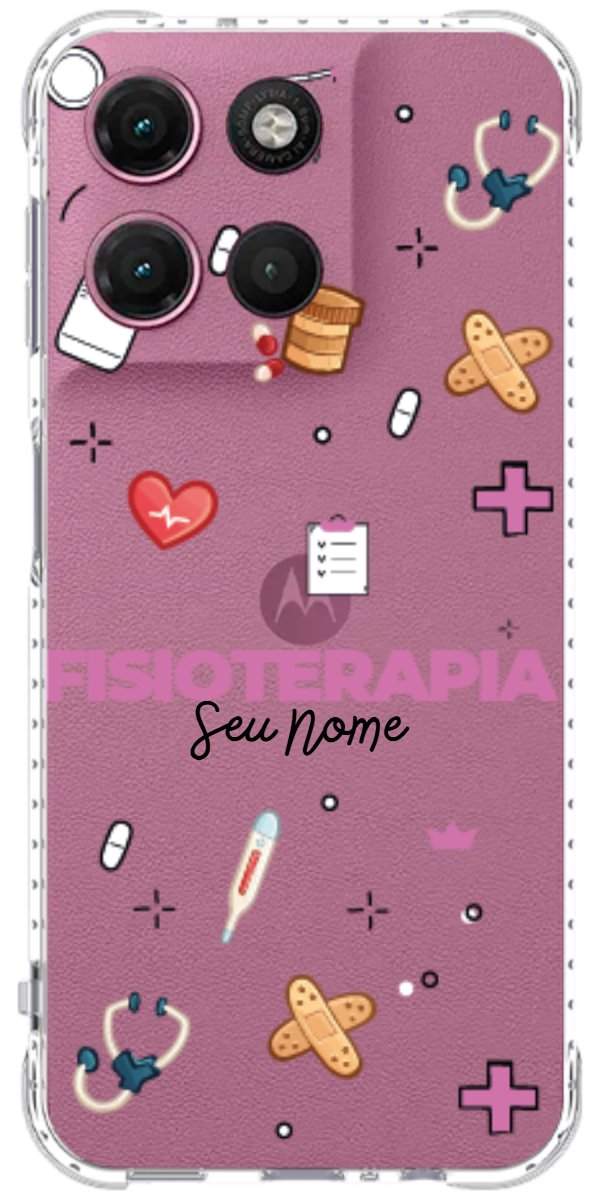 Capinha para celular Fisioterapia - Profissão Com Nome