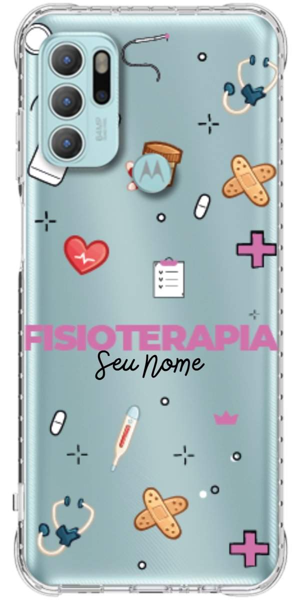 Capinha para celular Fisioterapia - Profissão Com Nome