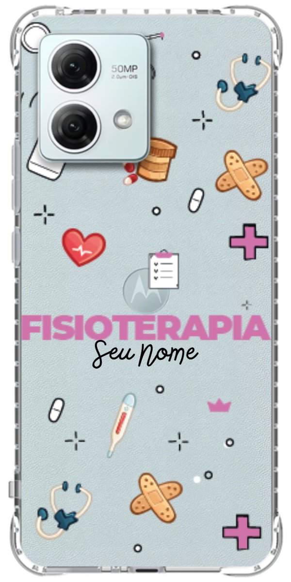 Capinha para celular Fisioterapia - Profissão Com Nome