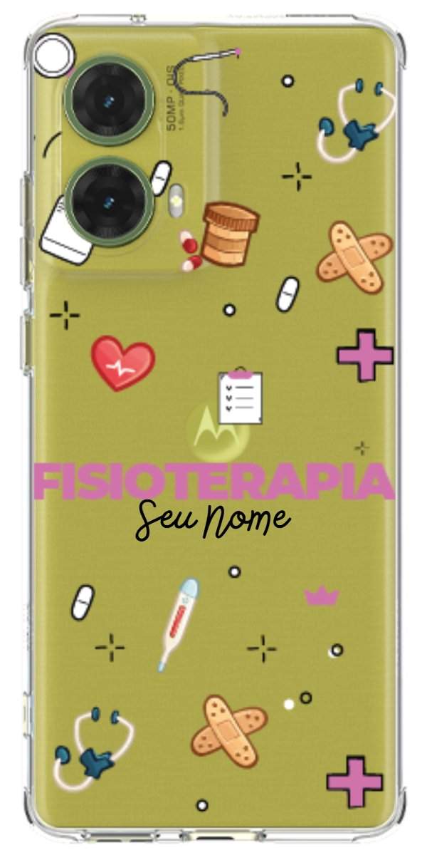 Capinha para celular Fisioterapia - Profissão Com Nome