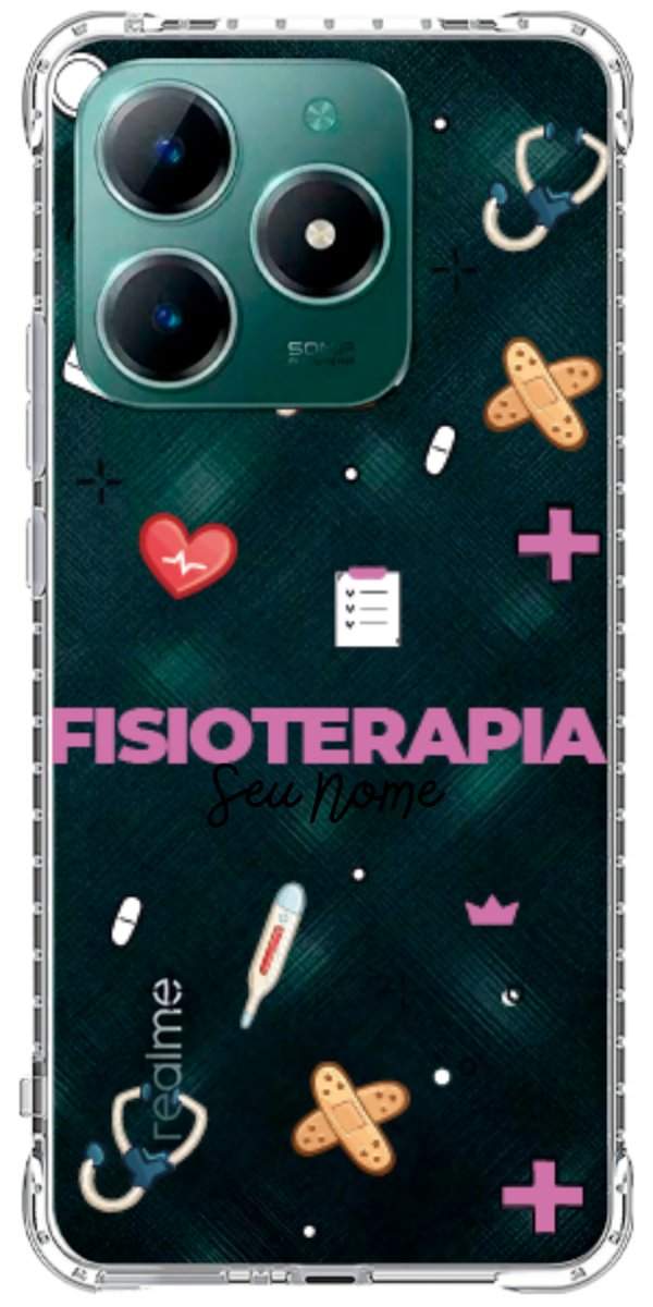 Capinha para celular Fisioterapia - Profissão Com Nome