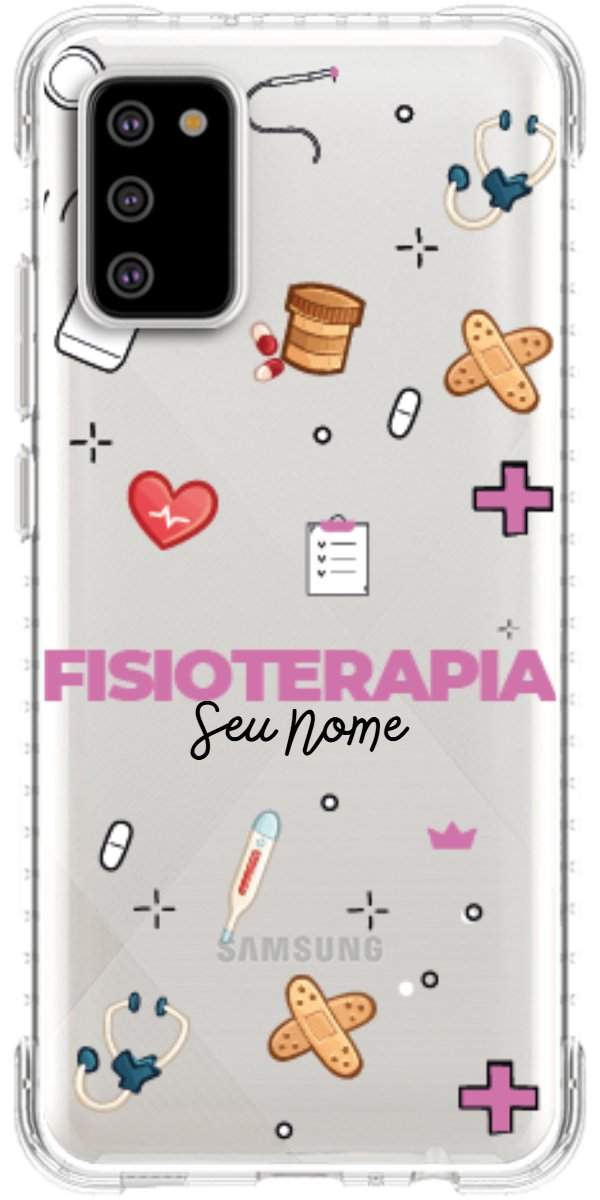 Capinha para celular Fisioterapia - Profissão Com Nome