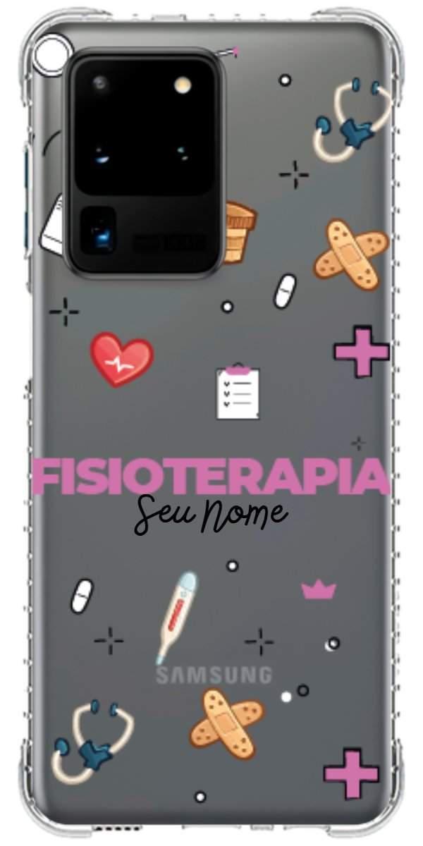 Capinha para celular Fisioterapia - Profissão Com Nome