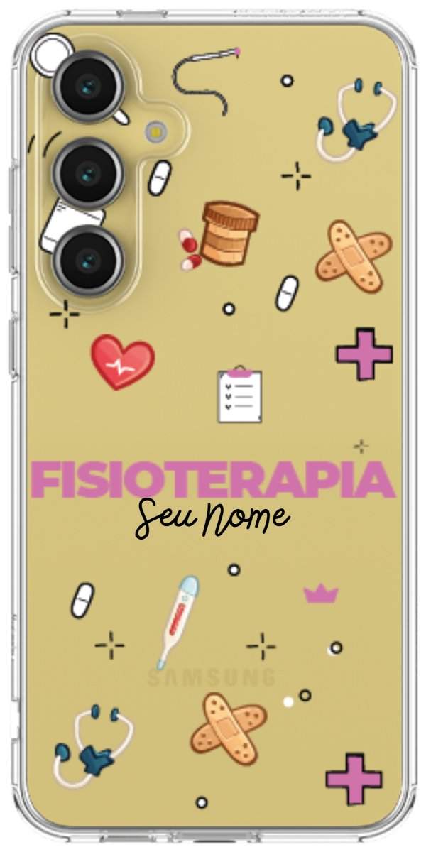 Capinha para celular Fisioterapia - Profissão Com Nome