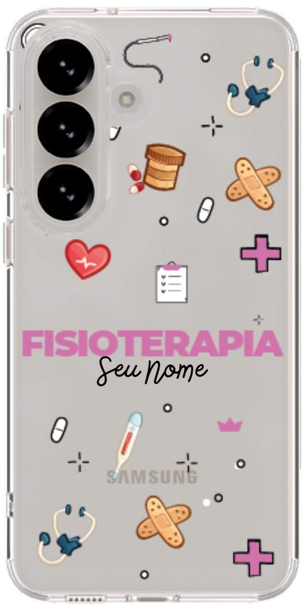 Capinha para celular Fisioterapia - Profissão Com Nome