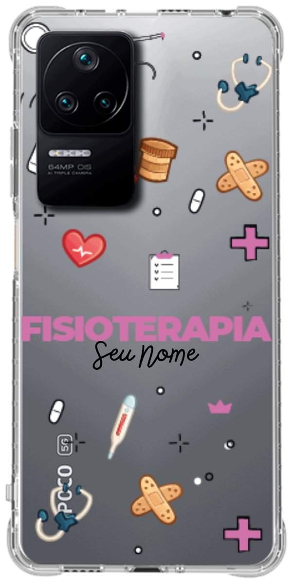 Capinha para celular Fisioterapia - Profissão Com Nome