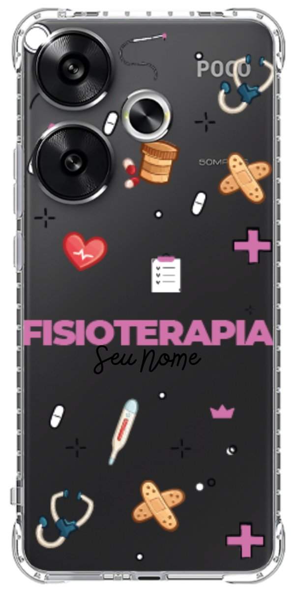 Capinha para celular Fisioterapia - Profissão Com Nome