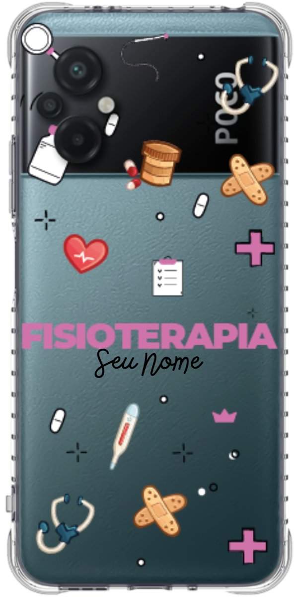 Capinha para celular Fisioterapia - Profissão Com Nome