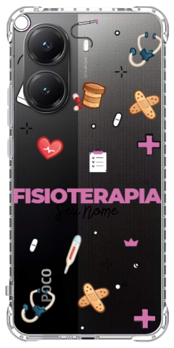 Capinha para celular Fisioterapia - Profissão Com Nome