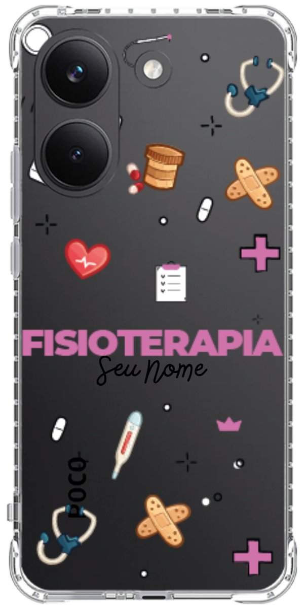 Capinha para celular Fisioterapia - Profissão Com Nome
