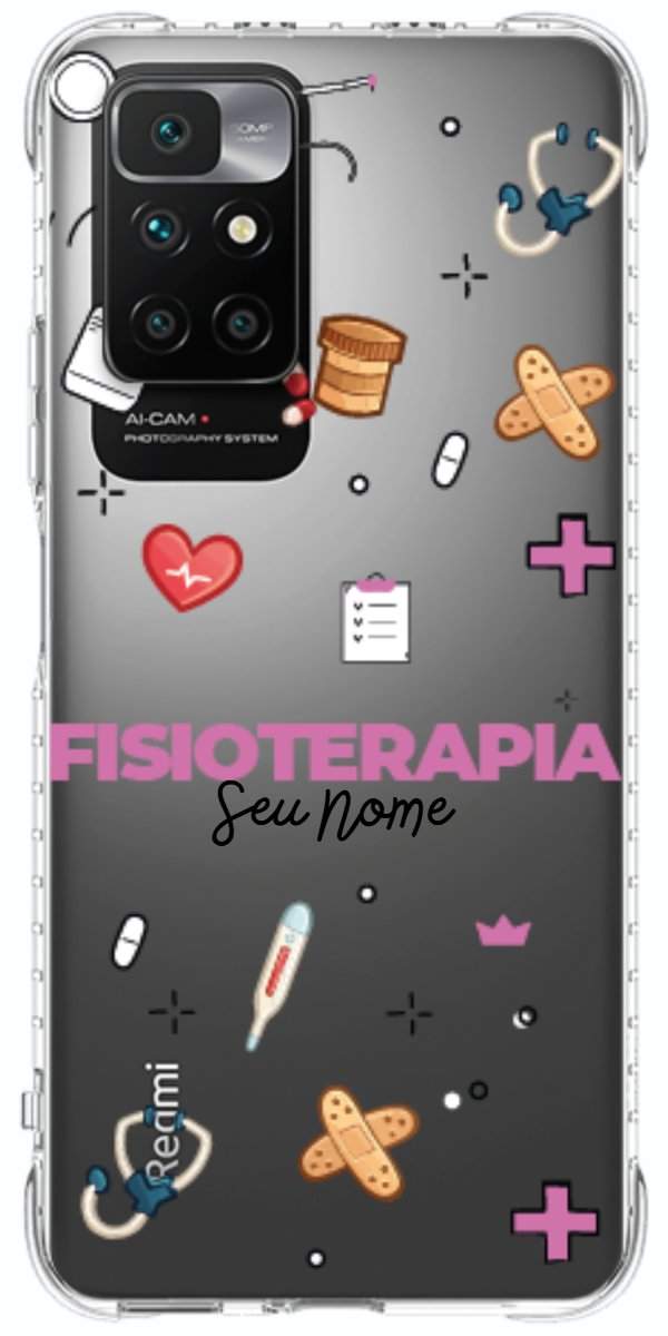 Capinha para celular Fisioterapia - Profissão Com Nome