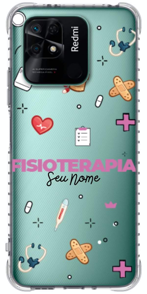 Capinha para celular Fisioterapia - Profissão Com Nome