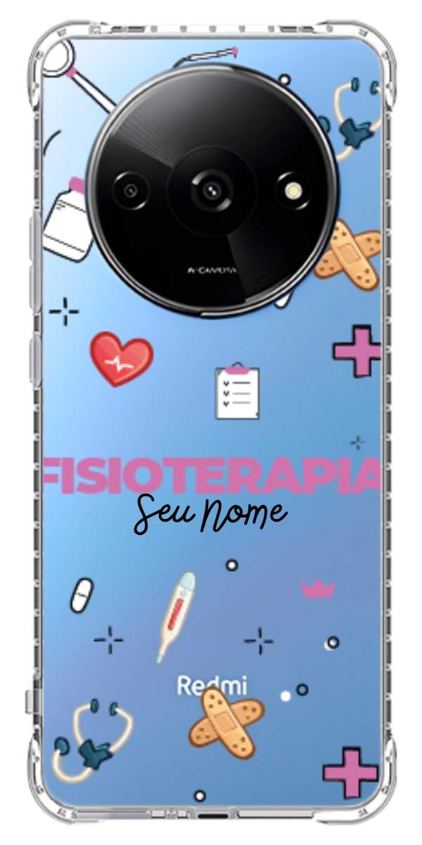 Capinha para celular Fisioterapia - Profissão Com Nome