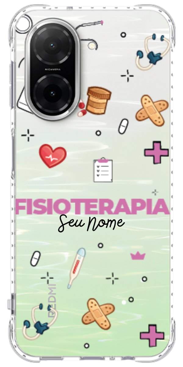 Capinha para celular Fisioterapia - Profissão Com Nome
