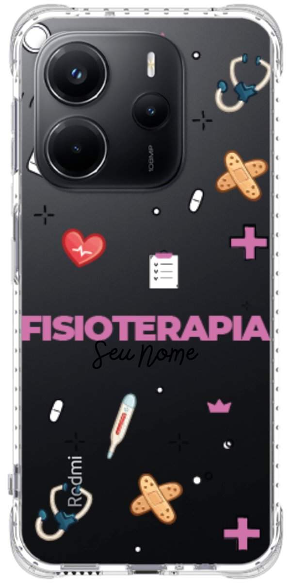 Capinha para celular Fisioterapia - Profissão Com Nome