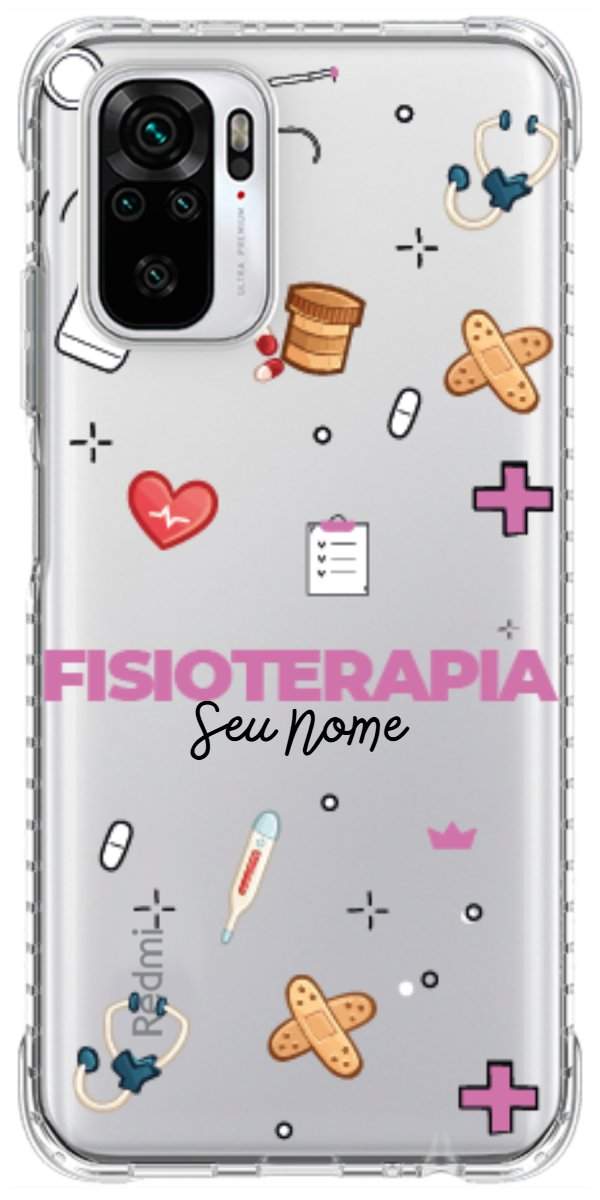 Capinha para celular Fisioterapia - Profissão Com Nome