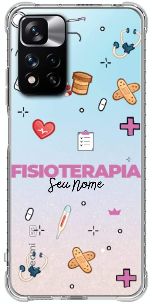 Capinha para celular Fisioterapia - Profissão Com Nome