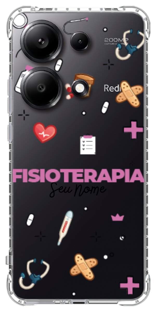 Capinha para celular Fisioterapia - Profissão Com Nome