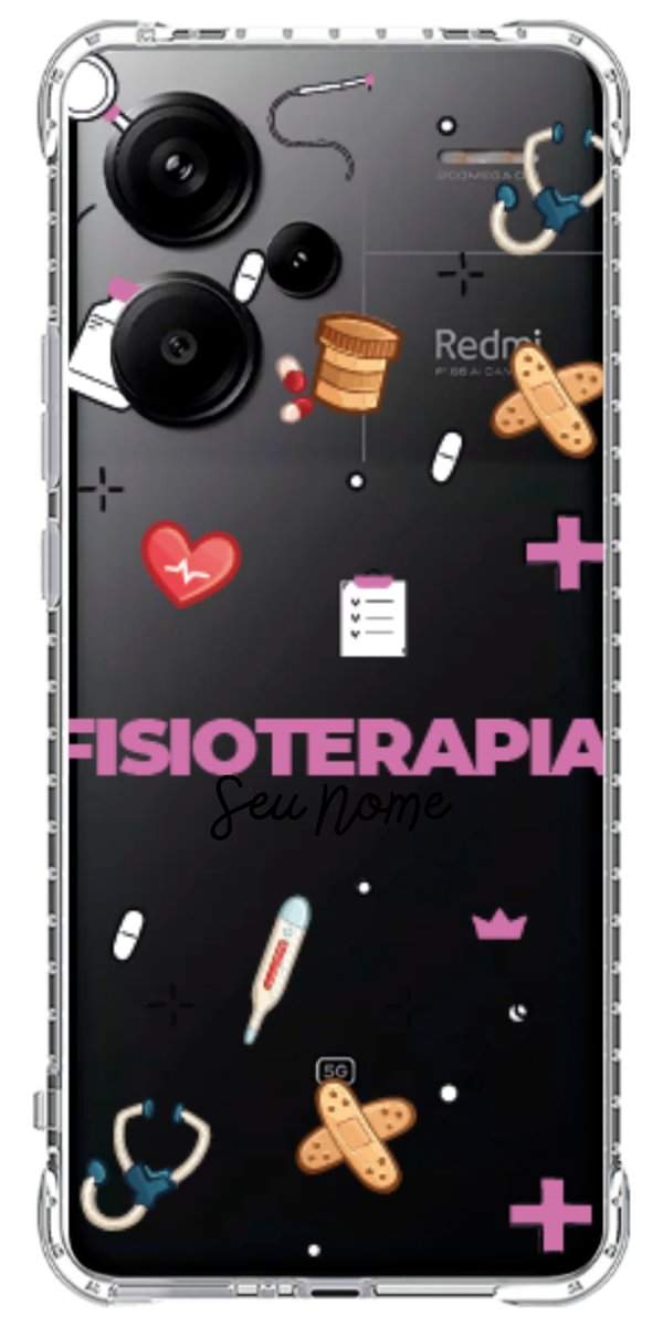 Capinha para celular Fisioterapia - Profissão Com Nome