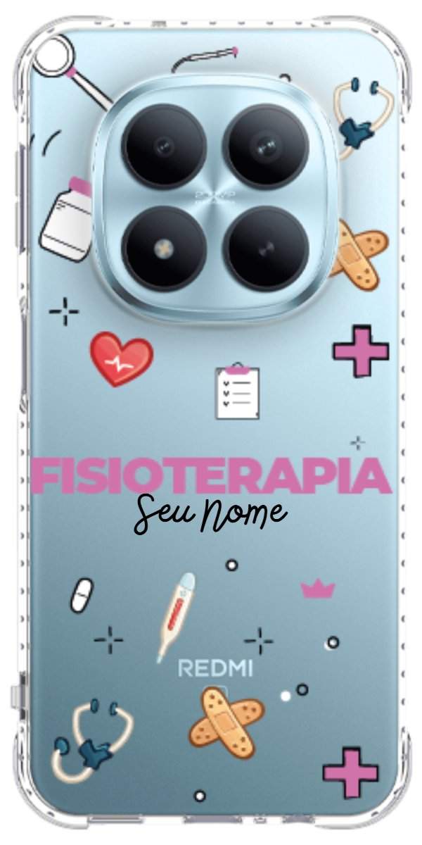 Capinha para celular Fisioterapia - Profissão Com Nome