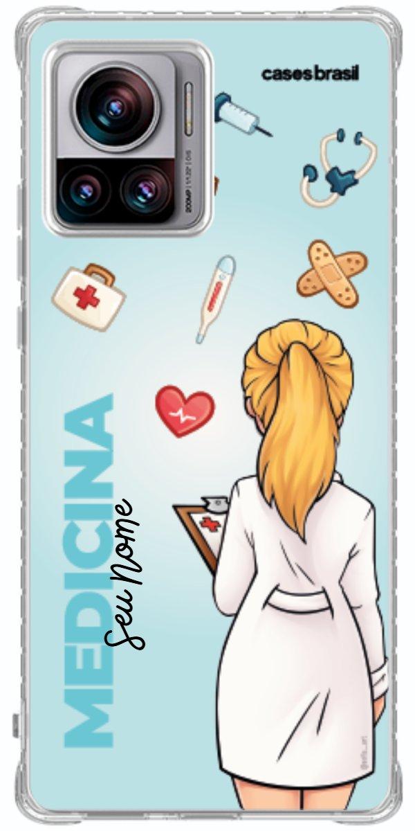 Capinha para celular Medicina - Boneca Profissão Com Fundo