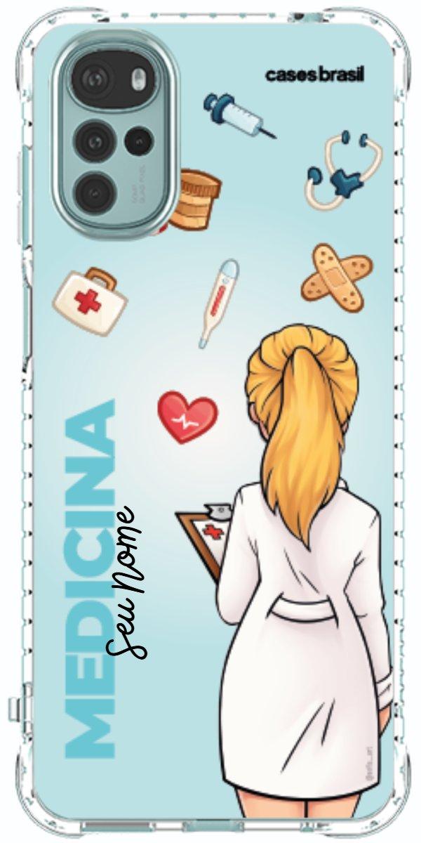 Capinha para celular Medicina - Boneca Profissão Com Fundo