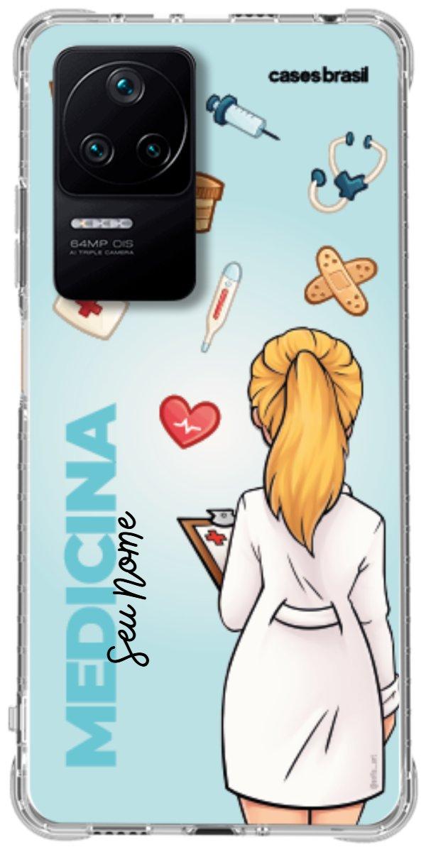 Capinha para celular Medicina - Boneca Profissão Com Fundo