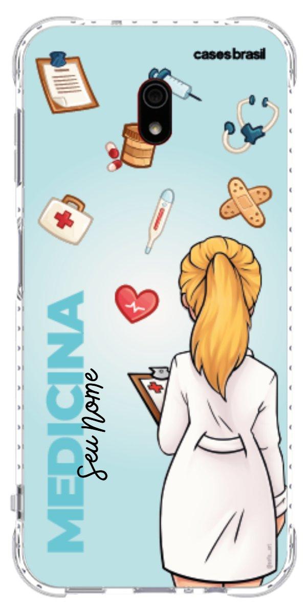 Capinha para celular Medicina - Boneca Profissão Com Fundo