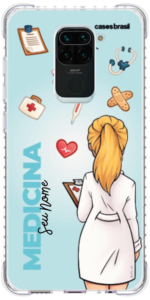 Capinha para celular Medicina - Boneca Profissão Com Fundo
