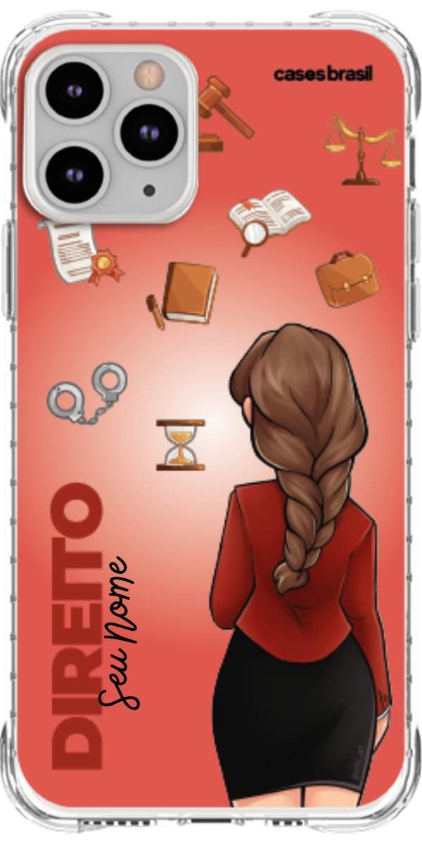 Capinha para celular Direito - Boneca Profissão Com Fundo