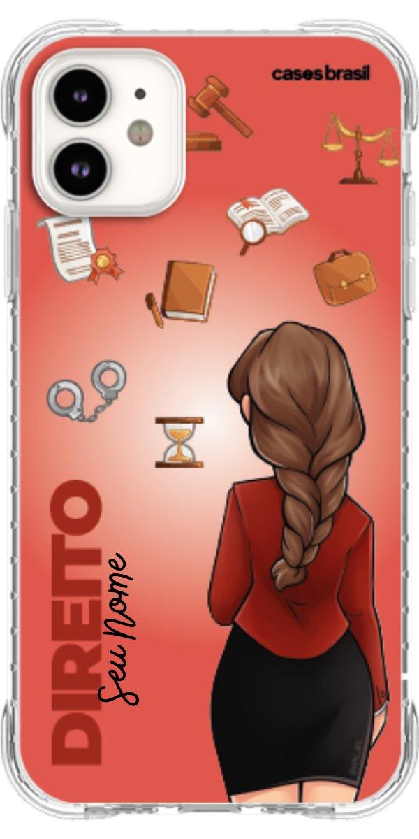 Capinha para celular Direito - Boneca Profissão Com Fundo