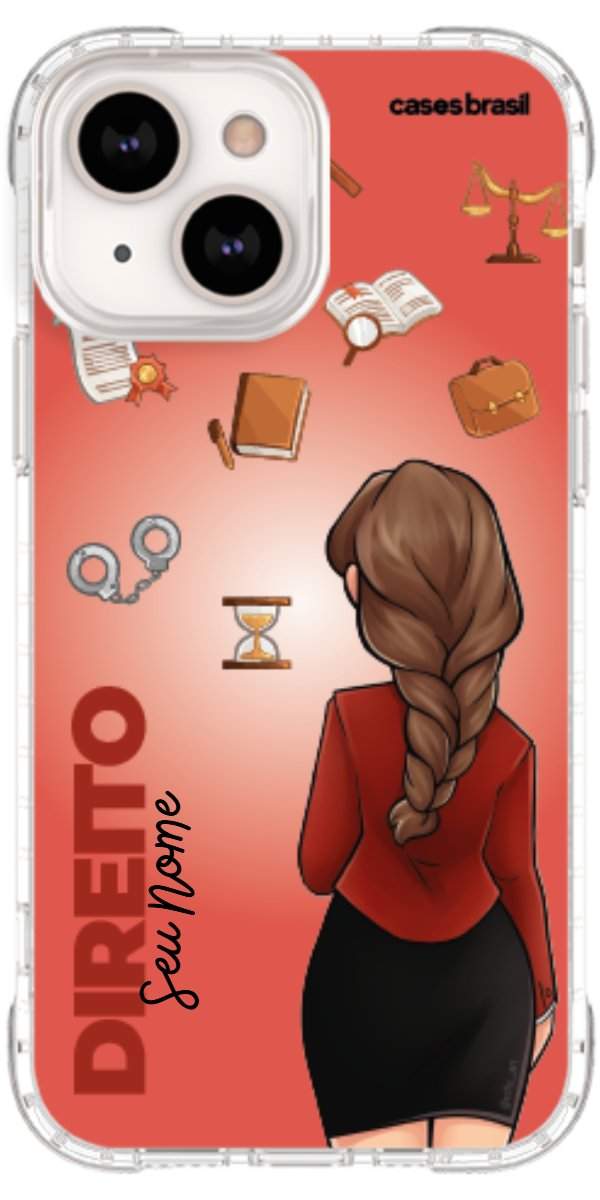Capinha para celular Direito - Boneca Profissão Com Fundo