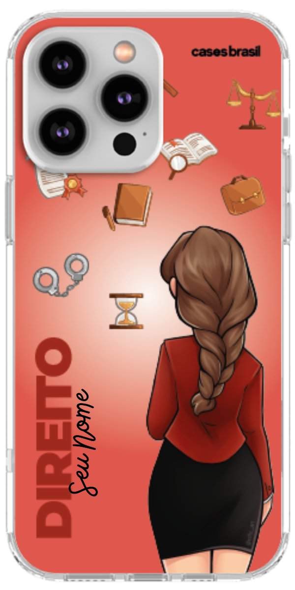 Capinha para celular Direito - Boneca Profissão Com Fundo