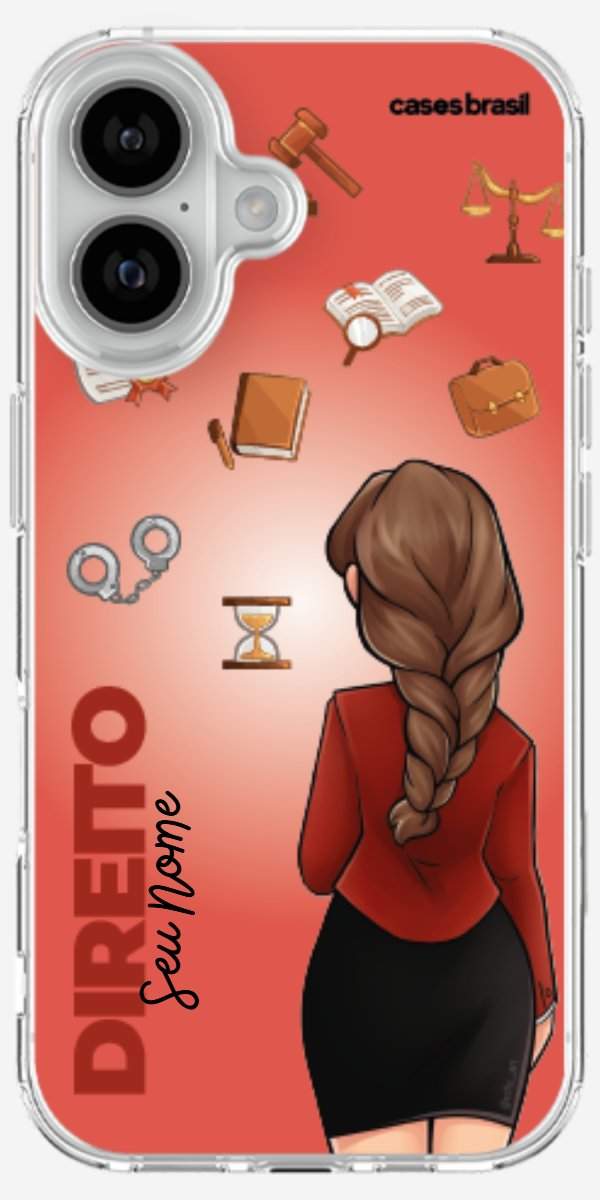 Capinha para celular Direito - Boneca Profissão Com Fundo