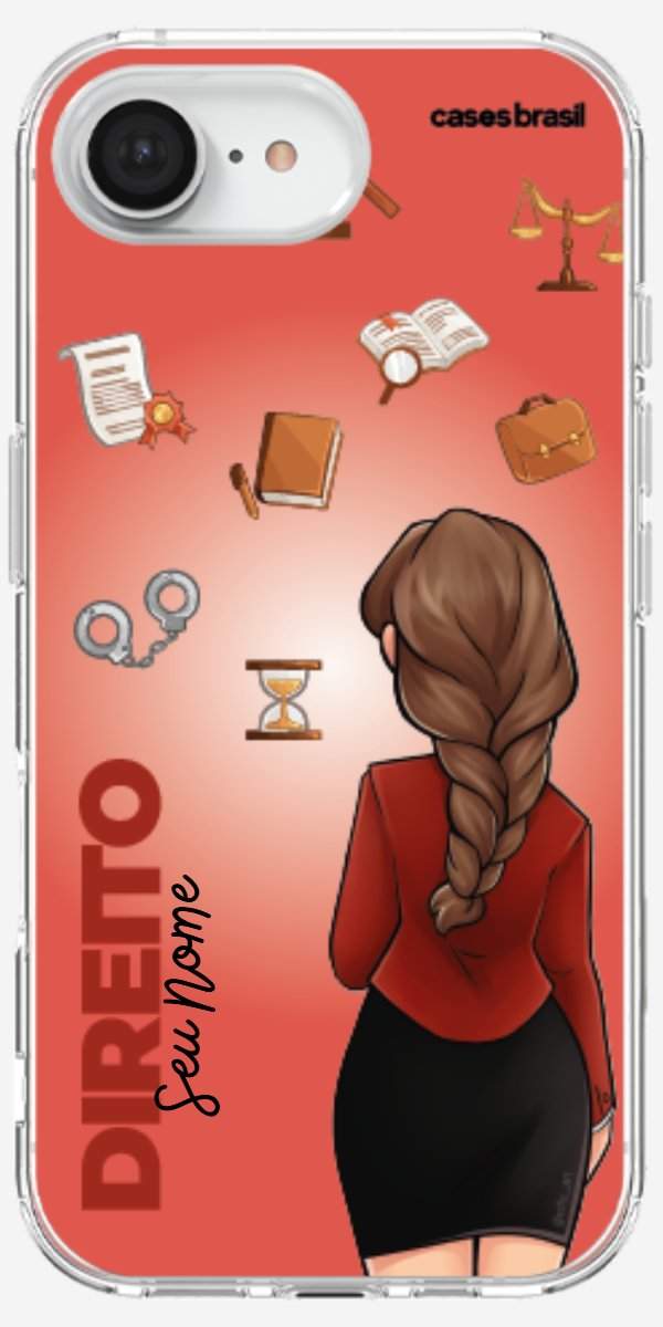 Capinha para celular Direito - Boneca Profissão Com Fundo