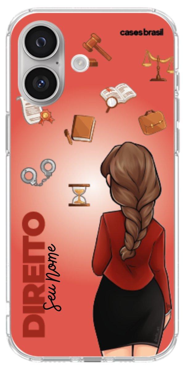 Capinha para celular Direito - Boneca Profissão Com Fundo