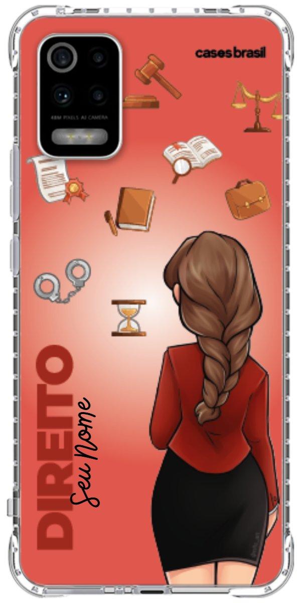 Capinha para celular Direito - Boneca Profissão Com Fundo
