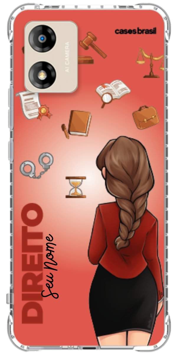 Capinha para celular Direito - Boneca Profissão Com Fundo