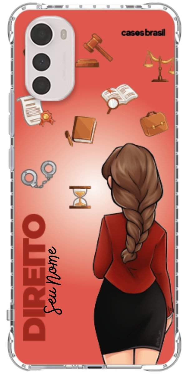 Capinha para celular Direito - Boneca Profissão Com Fundo